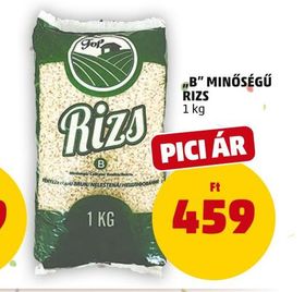 „B” MINŐSÉGŰ RIZS – Penny