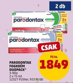 Parodontax PARODONTAX FOGKRÉM DUOPACK* – Penny