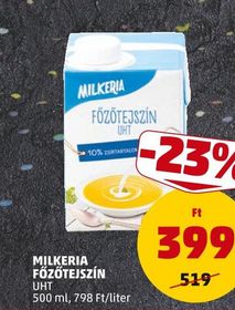 MILKERIA FŐZŐTEJSZÍN – Penny