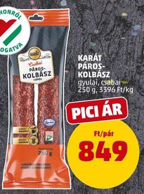 KARÁT PÁROS KOLBÁSZ – Penny