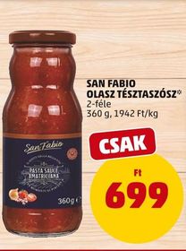 San Fabio SAN FABIO OLASZ TÉSZTASZÓSZ – Penny