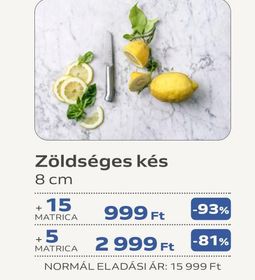 SMEG Zöldséges kés – Auchan