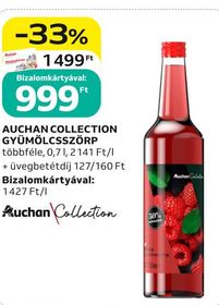 Auchan AUCHAN COLLECTION GYÜMÖLCSSZÖRP – Auchan