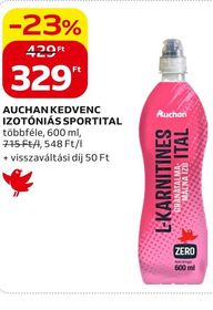 Auchan AUCHAN KEDVENC IZOTÓNIÁS SPORTITAL – Auchan