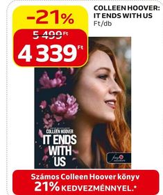 COLLEEN HOOVER: IT ENDS WITH US – Auchan