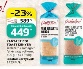 Pantastico! PANTASTICO! TOAST KENYÉR – Auchan