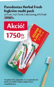 Parodontax Herbal Fresh fogkrém multi pack – Ecofamily