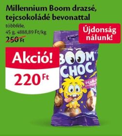 Millennium Boom drazsé, tejcsokoládé bevonattal – Ecofamily