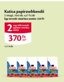 Katica papírzsebkendő – Ecofamily