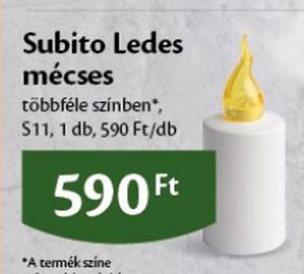 Subito Ledes mécses – Ecofamily