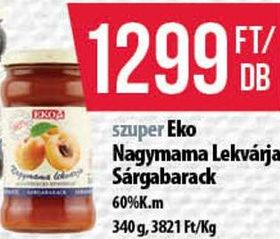 Eko Nagymama Lekvárja Sárgabarack – Coop