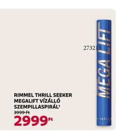 RIMMEL THRILL SEEKER MEGALIFT VÍZÁLLÓ SZEMPILLASPIRÁL – Rossmann