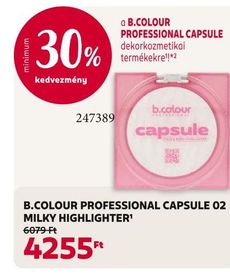 B.COLOUR PROFESSIONAL CAPSULE 02 MILKY HIGHLIGHTER – Rossmann