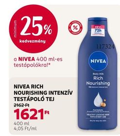 NIVEA RICH NOURISHING INTENZÍV TESTÁPOLÓ TEJ – Rossmann