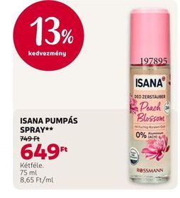 ISANA PUMPÁS SPRAY** – Rossmann