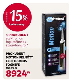 Prokudent PROKUDENT MOTION FELNŐTT ELEKTROMOS FOGKEFE – Rossmann