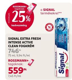 Signal SIGNAL EXTRA FRESH INTENSE ACTIVE CLEAN FOGKRÉM – Rossmann