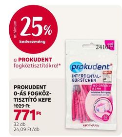 Prokudent PROKUDENT 0-ÁS FOGKÖZ-TISZTÍTÓ KEFE – Rossmann