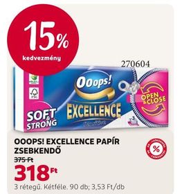 Ooops! OOOPS! EXCELLENCE PAPÍR ZSEBKENDŐ – Rossmann