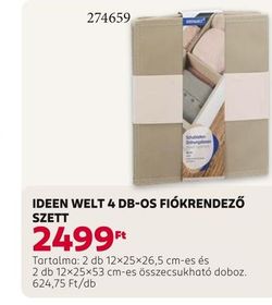 IDEEN WELT 4 DB-OS FIÓKRENDEZŐ SZETT – Rossmann