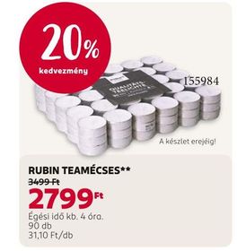 RUBIN TEAMÉCSES** – Rossmann
