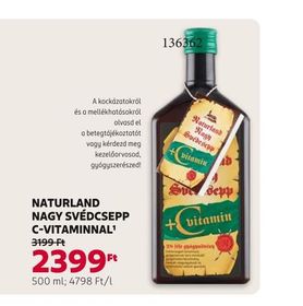 NATURLAND NAGY SVÉDCSEPP C-VITAMINNAL – Rossmann