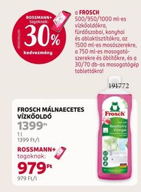 FROSCH MÁLNAECETES VÍZKŐOLDÓ – Rossmann