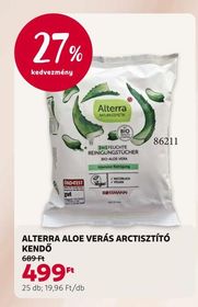 Alterra ALTERRA ALOE VERÁS ARCTISZTÍTÓ KENDŐ – Rossmann