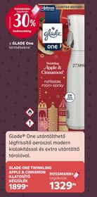 Glade GLADE ONE TWINKLING APPLE & CINNAMON ILLATOSÍTÓ KÉSZÜLÉK – Rossmann