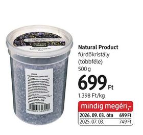 Natural Product fürdőkristály – dm