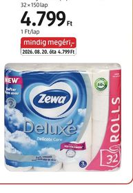 Zewa Deluxe Delicate Care 3 rétegű toalettpapír – dm