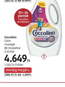 Coccolino Color mosógél 88 mosáshoz – dm
