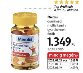 Mivolis gumimaci multivitamin gyerekeknek – dm