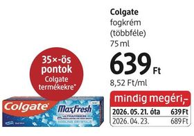 Colgate fogkrém (többféle) – dm