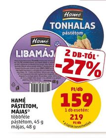 Hamé HAMÉ PÁSTÉTOM, MÁJAS* – Penny