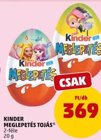 Kinder KINDER MEGLEPETÉS TOJÁS* – Penny