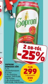 Soproni SOPRONI DOBOZOS SÖR – Penny