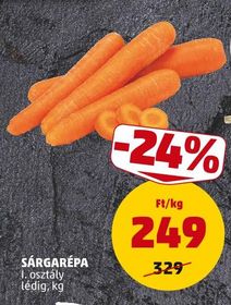 SÁRGARÉPA – Penny