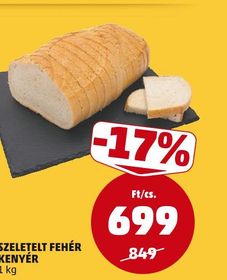 SZELETELT FEHÉR KENYÉR – Penny
