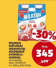 MILKERIA ÉLŐFLÓRÁS JOGHURTITAL – Penny