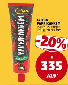 CZIFRA PAPRIKAKRÉM – Penny