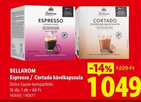 BELLAROM Espresso / Cortado kávékapszula – Lidl