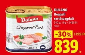 DULANO Reggeli sertésvagdalt – Lidl