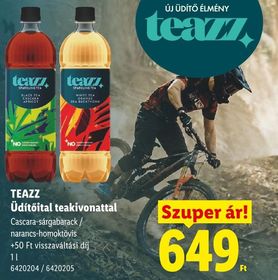 TEAZZ Üdítőital teakivonattal – Lidl