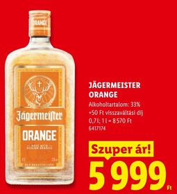 JÄGERMEISTER ORANGE – Lidl