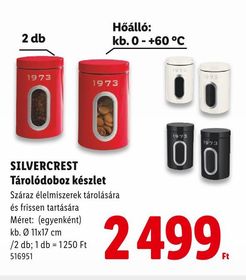 SILVERCREST Tárolódoboz készlet – Lidl