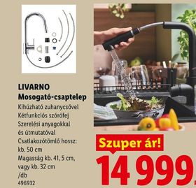 LIVARNO Mosogató-csaptelep – Lidl