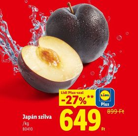 Japán szilva – Lidl