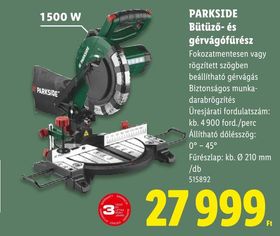 PARKSIDE Bütüző- és gérvágófűrész – Lidl