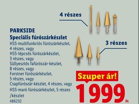 PARKSIDE Speciális fúrószárkészlet – Lidl